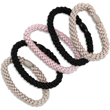 MCoBeauty Hair Elastics Rope Neutrals 5 pack