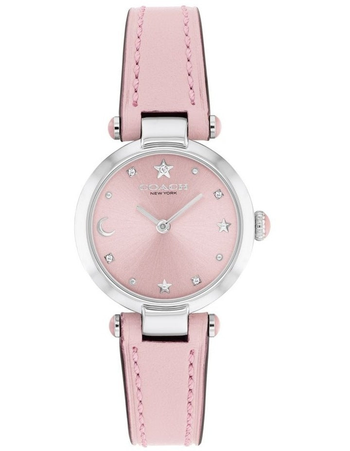 Cary Calfskin Watch in Pink