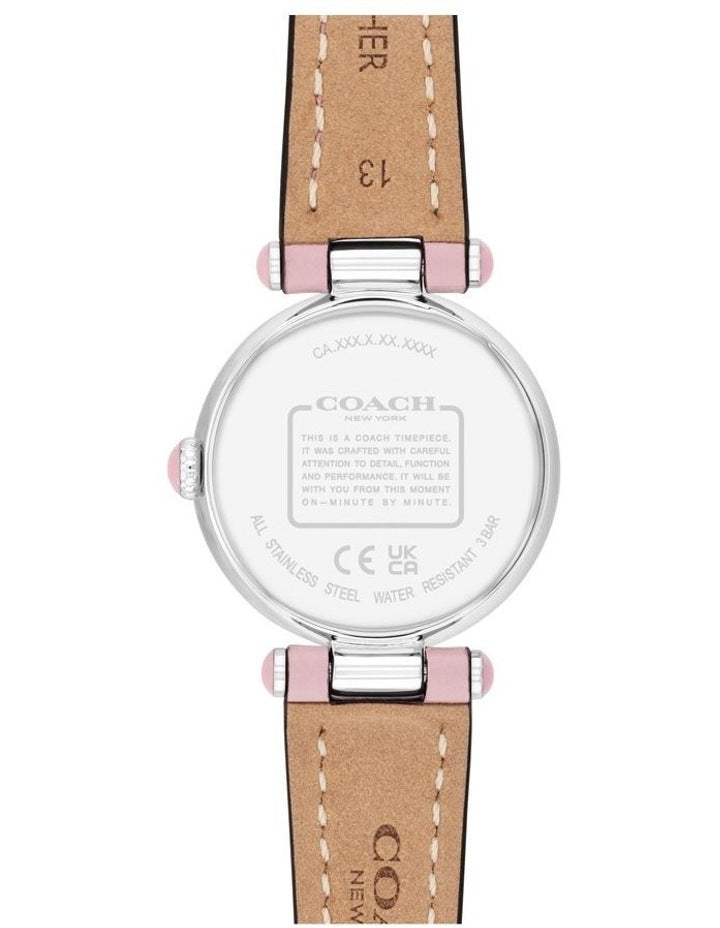 Cary Calfskin Watch in Pink