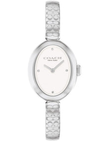 Sammy Stainless Steel Dial Watch in White