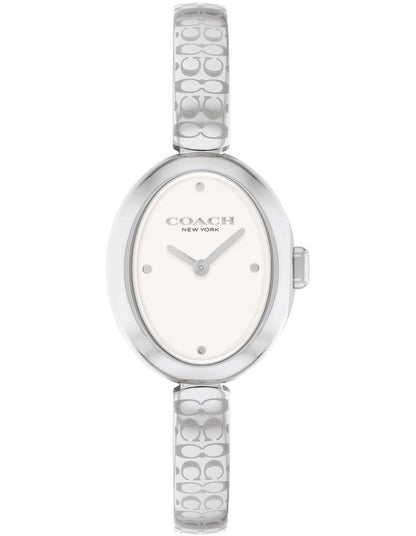 Sammy Stainless Steel Dial Watch in White