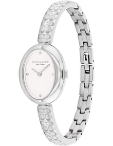 Sammy Stainless Steel Dial Watch in White