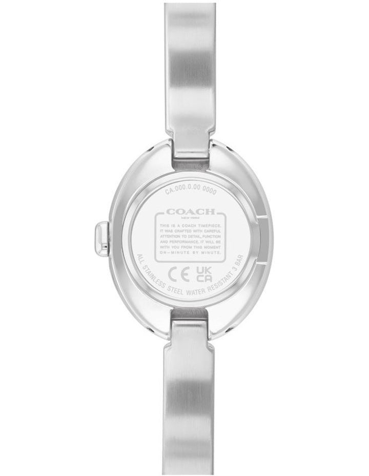 Sammy Stainless Steel Dial Watch in White