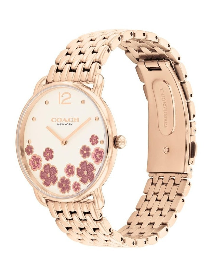 Elliot Ionic Plated Dial Watch in Gold