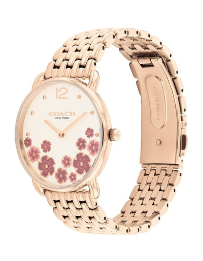 Elliot Ionic Plated Dial Watch in Gold