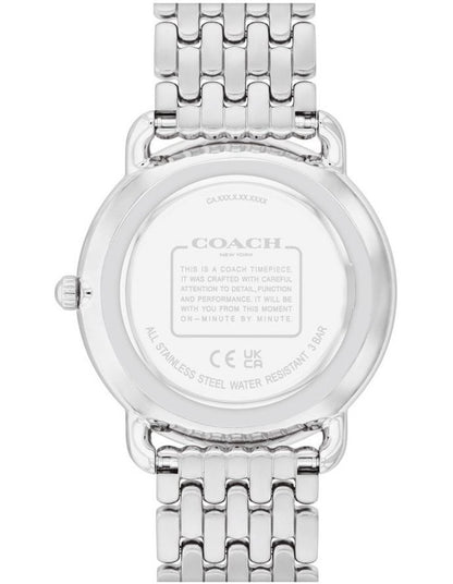 Elliot Stainless Steel Dial Watch in silver