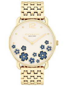 Elliot Ionic Plated Dial Watch in Gold