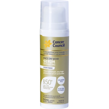 Cancer Council SPF 50+ Face Day Wear Hydrating Sunscreen 50mL