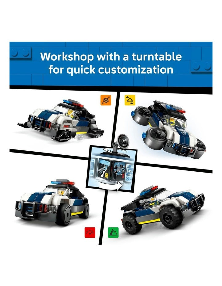City Custom Police Car Garage 60457