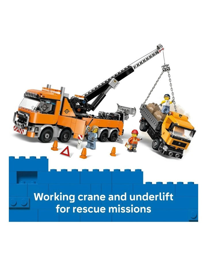 City Heavy-Duty Recovery Tow Truck With Crane 60467