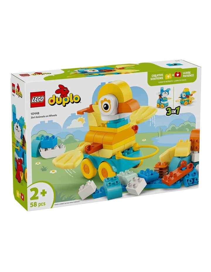 Duplo Town 3 In 1 Animals On Wheels 10448