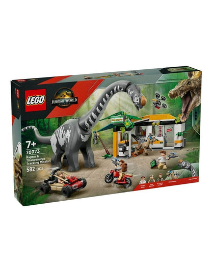 Jurassic World Raptor And Titanosaurus Tracking Mission 76973
