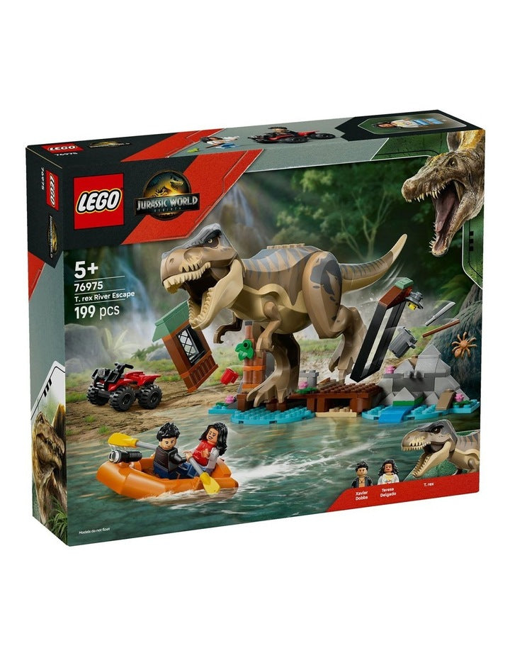 Jurassic World T. rex River Escape 76975