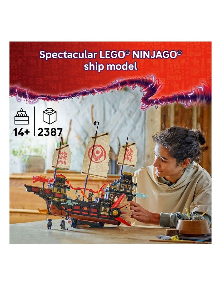 Ninjago The Temple Bounty Ship Toy 71848