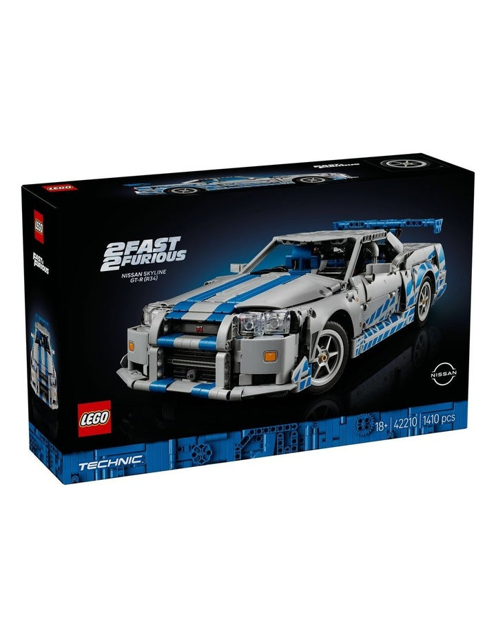 Technic 2 Fast 2 Furious Nissan Skyline GT-R (R34) Car 42210 Set