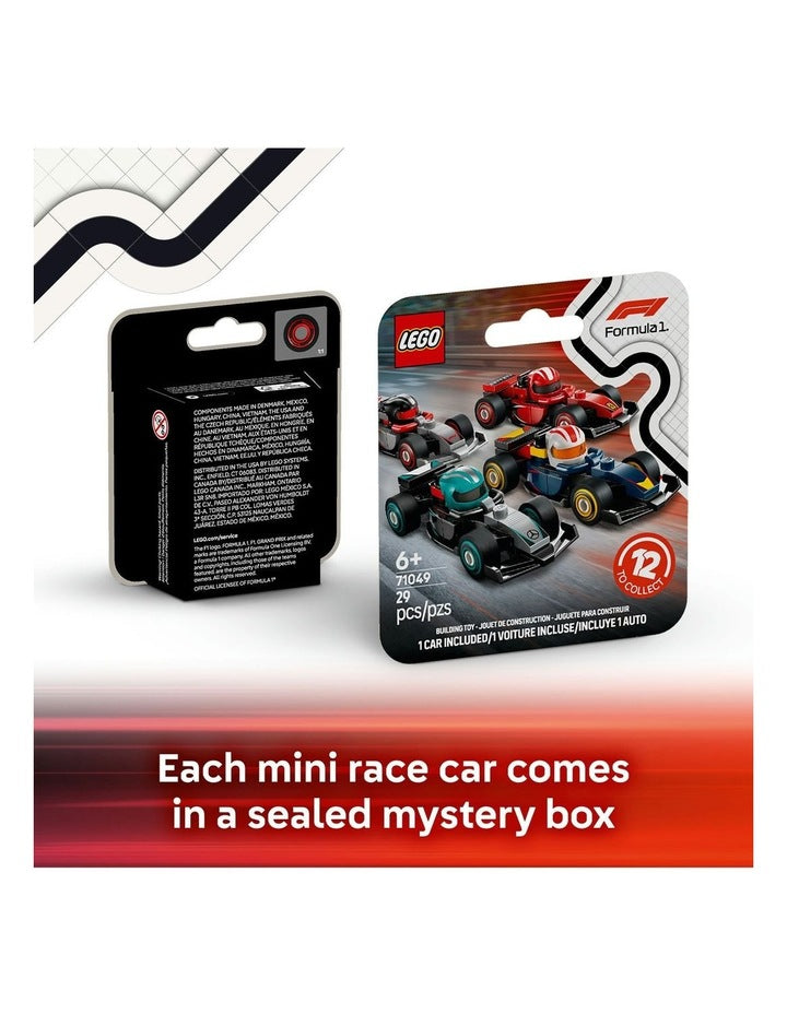 Minifigures F1 Collectible Race Cars 71049