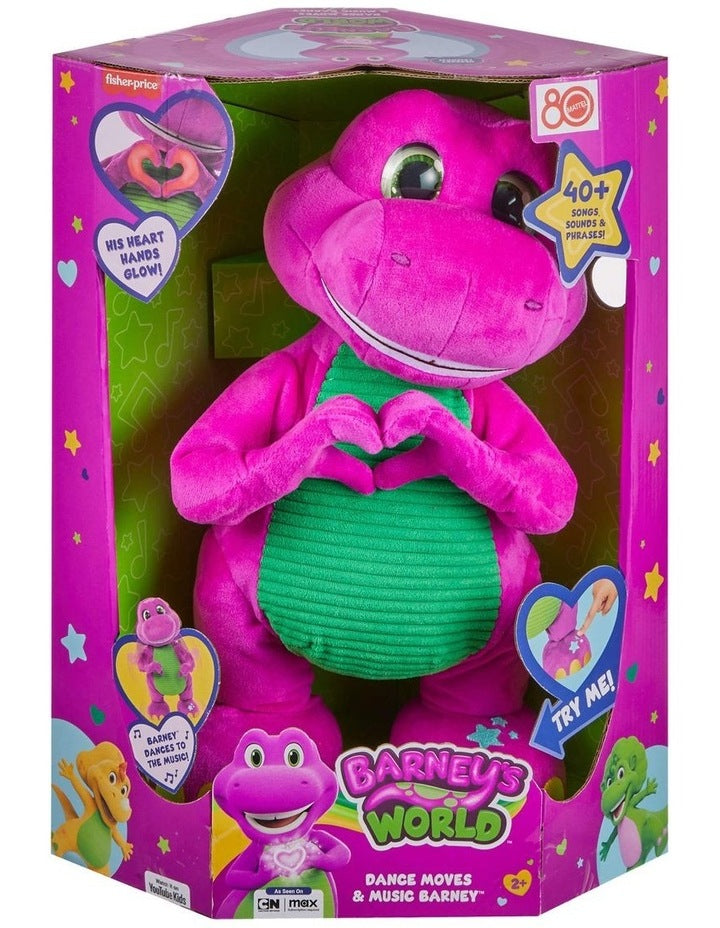 Fisher Price World Dance Moves Music Barney Plush