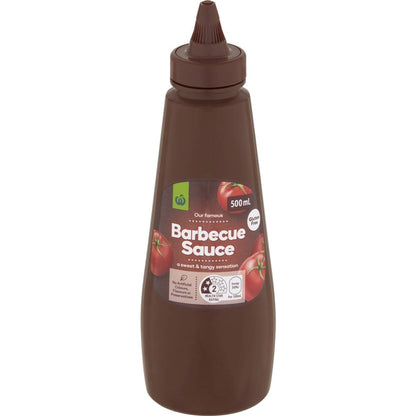 Woolworths Barbecue Sauce Squeeze 500ml