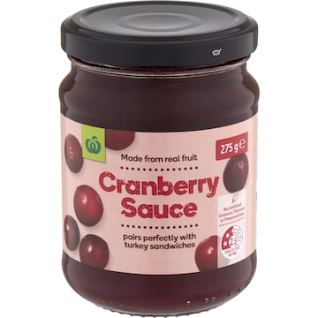 Woolworths Cranberry Sauce 275g