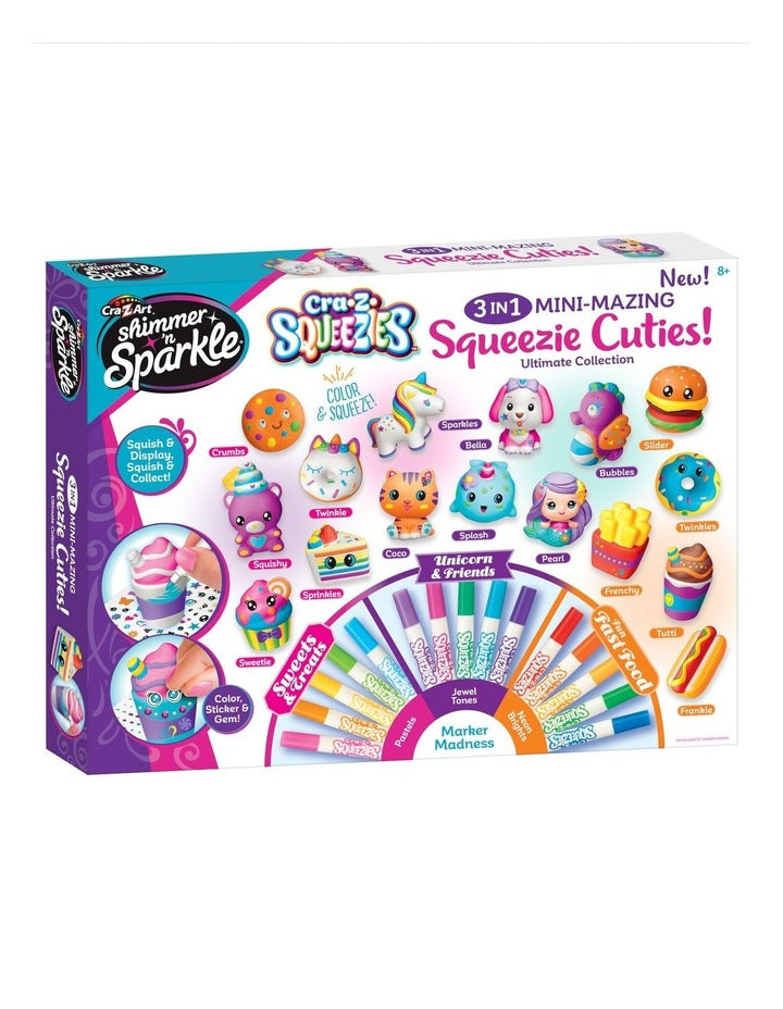 3 in 1 Mini Mazing Squeezy Cuties kit