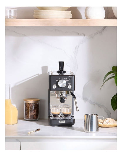 Origins Slimline Espresso Machine in Black