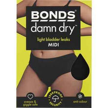Bonds Damn Dry Midi Period Underwear Size 12 each