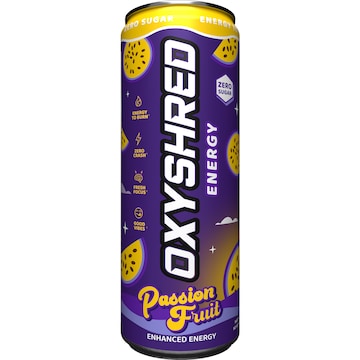 OxyShred Energy Drink Passionfruit Can 355mL