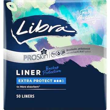 Libra Pro Skin Liners Extra Protect 50 pack