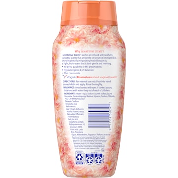 Vagisil Scentsitive Scents Daily Intimate Wash Peach Blossom 354mL
