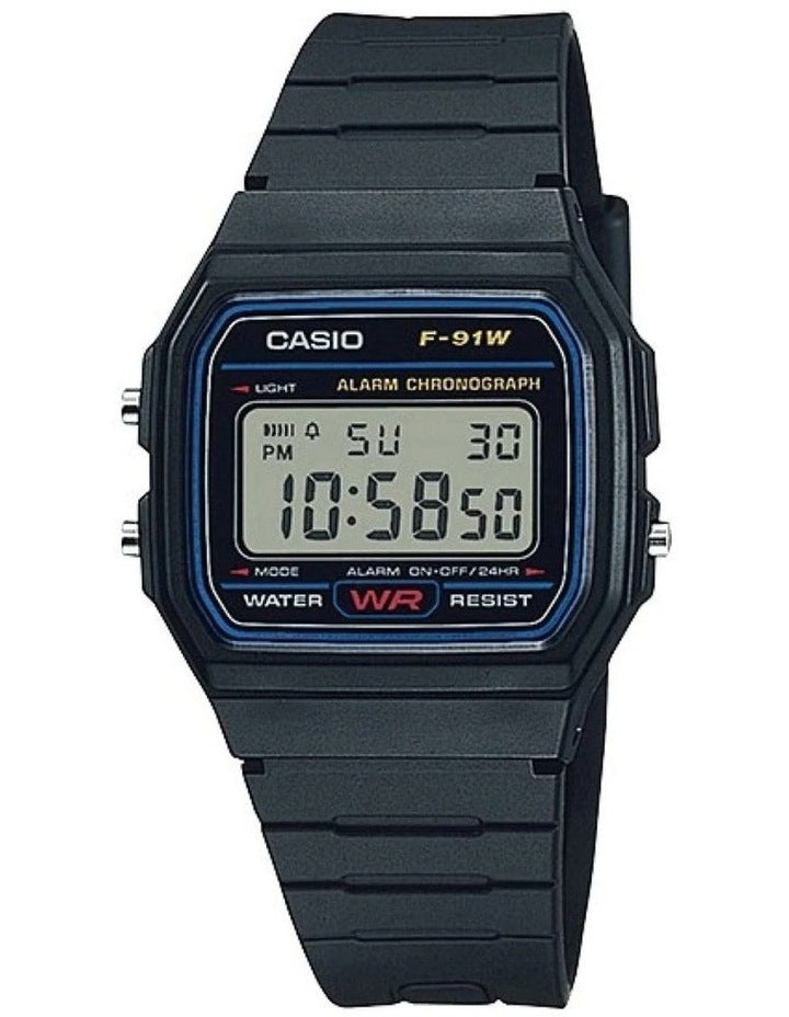 Resin Watch in Black