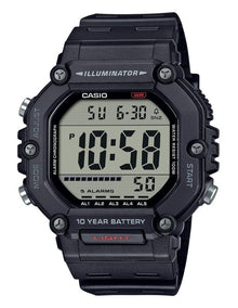 Resin Digital AE1600H-1A Watch in Black