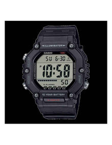 Resin Digital AE1600H-1A Watch in Black