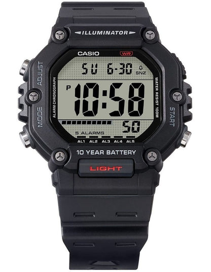 Resin Digital AE1600H-1A Watch in Black