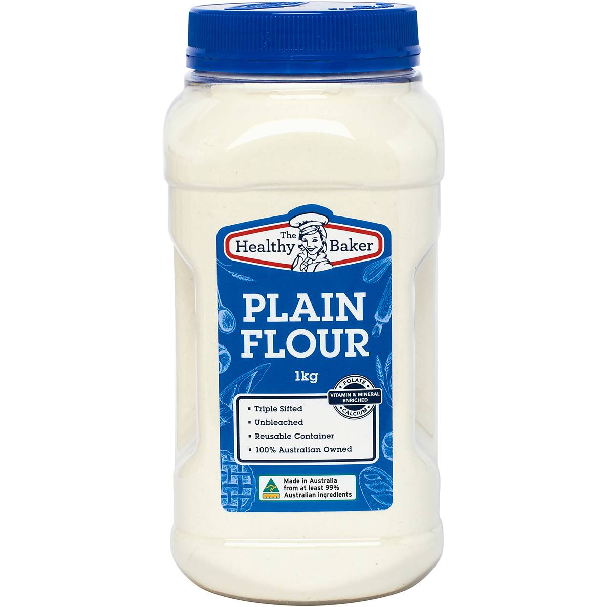 The Healthy Baker Plain Flour Easy Store 1kg