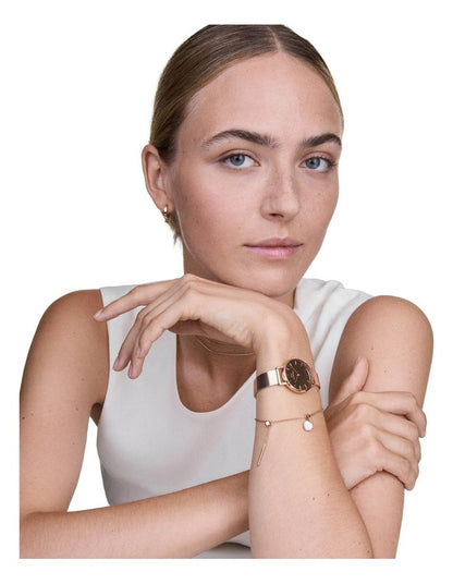 Petite Mirror Watch 28mm in Rose Gold
