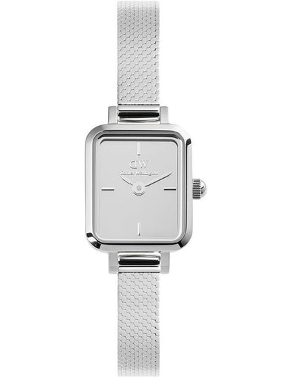 Quadro Mini Mirror Watch 15x18mm in Silver