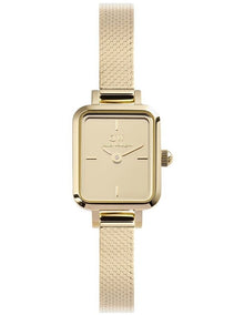 Quadro Mini Mirror Watch 15X18mm in Gold