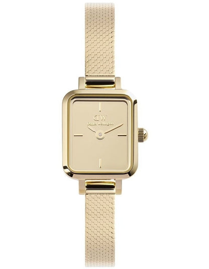 Quadro Mini Mirror Watch 15X18mm in Gold
