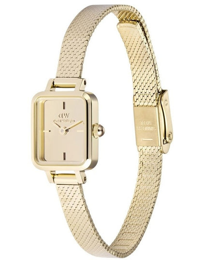 Quadro Mini Mirror Watch 15X18mm in Gold