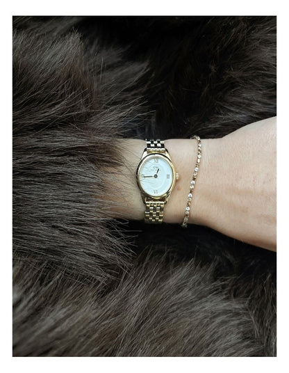 Ophelia Mini Link Watch 25X22mm in Gold