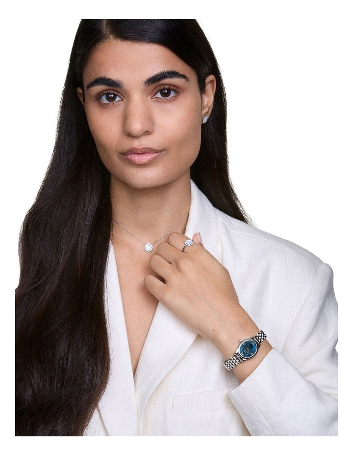 Ophelia Mini Link Watch 25X22mm in Silver