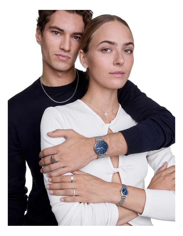 Ophelia Mini Link Watch 25X22mm in Silver