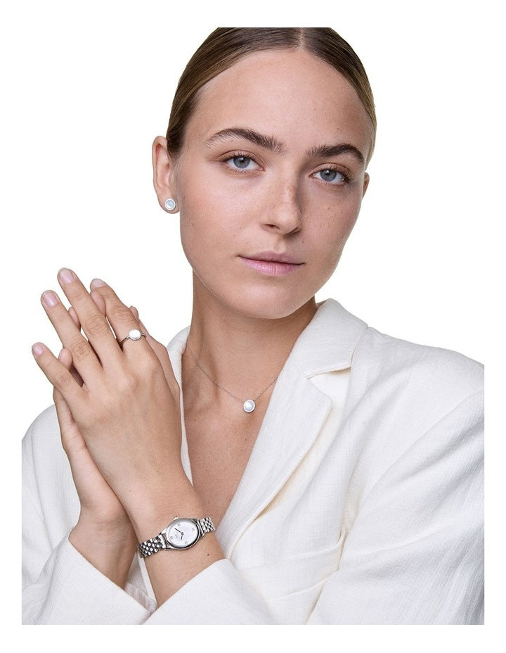 Ophelia Mini Link Watch 25X22mm in Silver