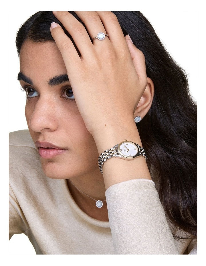 Ophelia Mini Link Watch 25X22mm in Two Tone