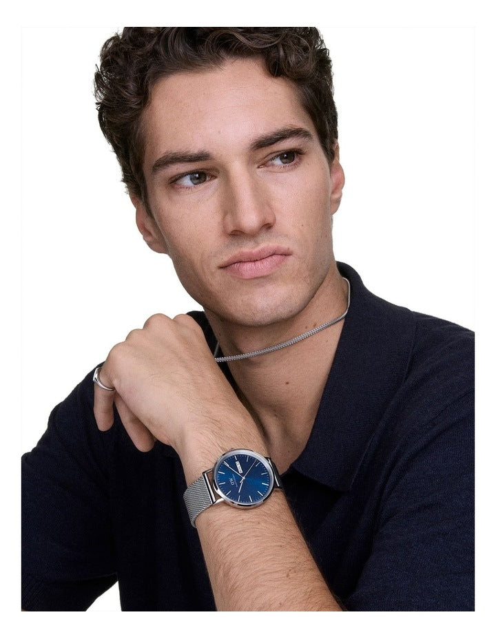 Classic Day Date Sterling Watch 40mm in Arctic Silver