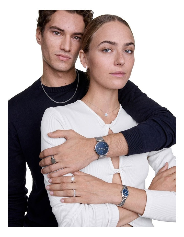Classic Day Date Sterling Watch 40mm in Arctic Silver