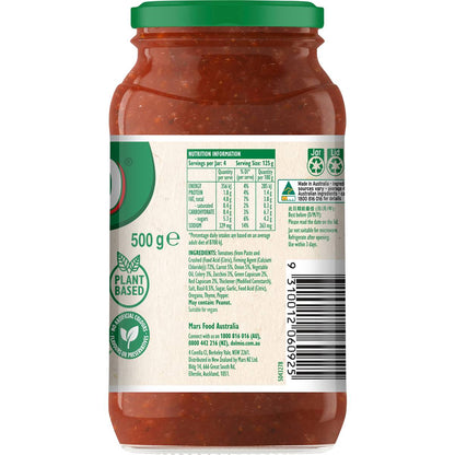 Dolmio 7 Vegetable Bolognese Pasta Sauce 500g