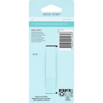Oscar Orsen Hair Side Combs Shell 6 pack