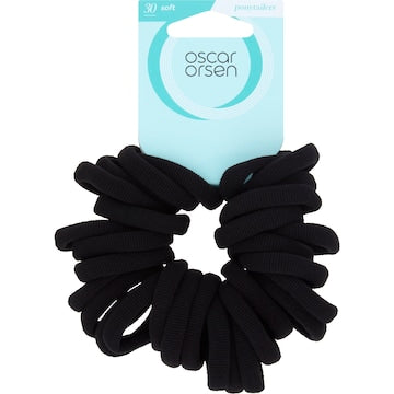 Oscar Orsen Soft Ponytailer Black 30 pack