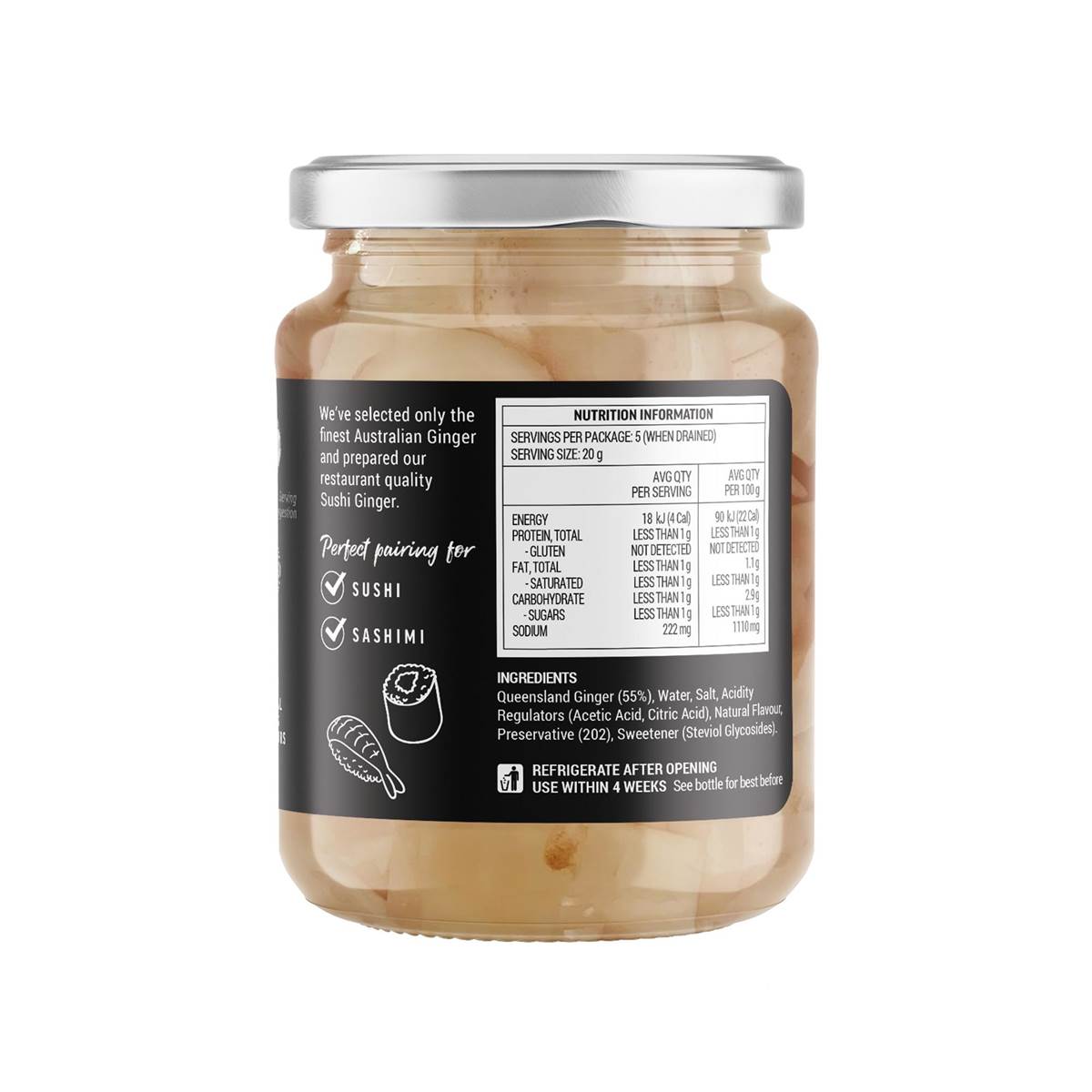 Buderim Ginger Australian Sushi Ginger 200g